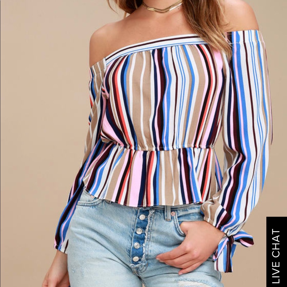 Multi colored top from Lulu*s